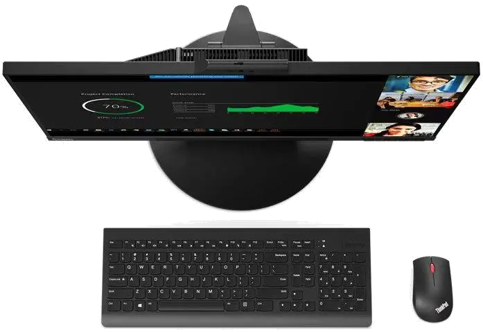 Lenovo ThinkCentre Tiny-In-One 27 monitor QHD cu camera 