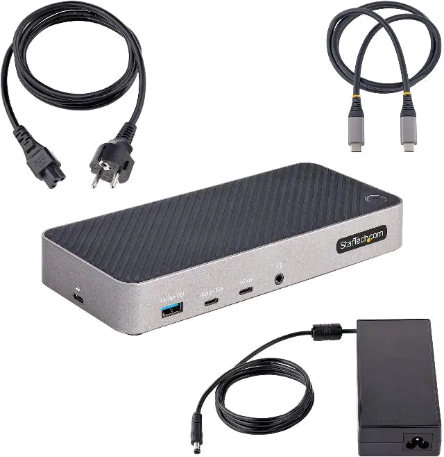 StarTech Universal Multi Monitor Docking Station, Triple Monitor 4K USB-C Dock