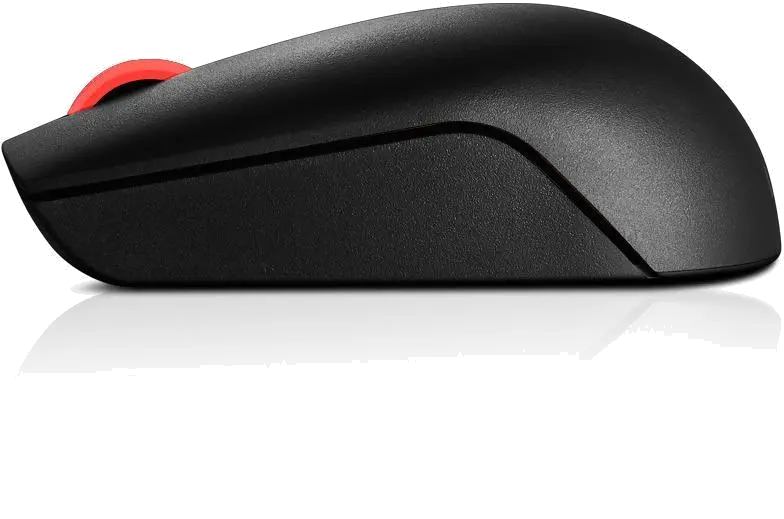 Lenovo Mouse Essential compact, wireless, ambidextru, 3 butoane, negru 