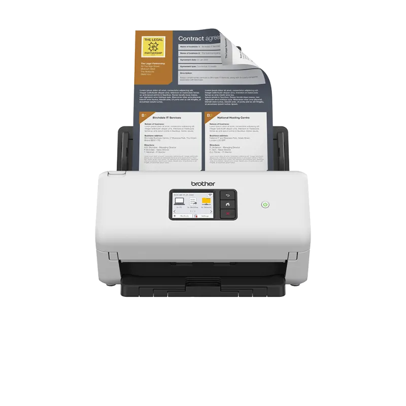 Brother ADS-4550W Desktop Scanner A4 Duplex, WiFi 