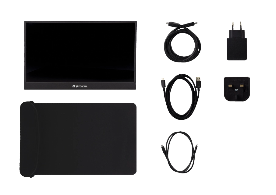 Verbatim PM-14 monitor portabil 14 inch IPS FHD USB-C HDMI 