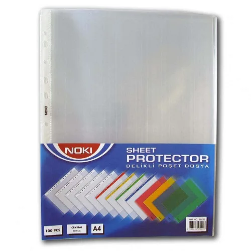 Noki Set 100 file protectie A4 cristal 75 microni