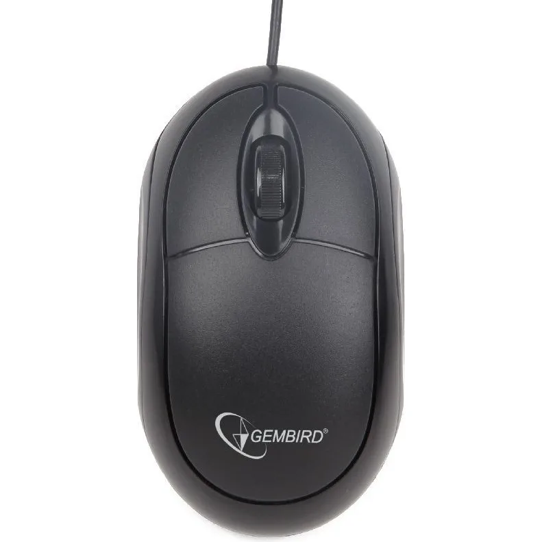 Gembird Mouse USB optic, 1000dpi, 3 butoane, 1 rotita scroll, black 