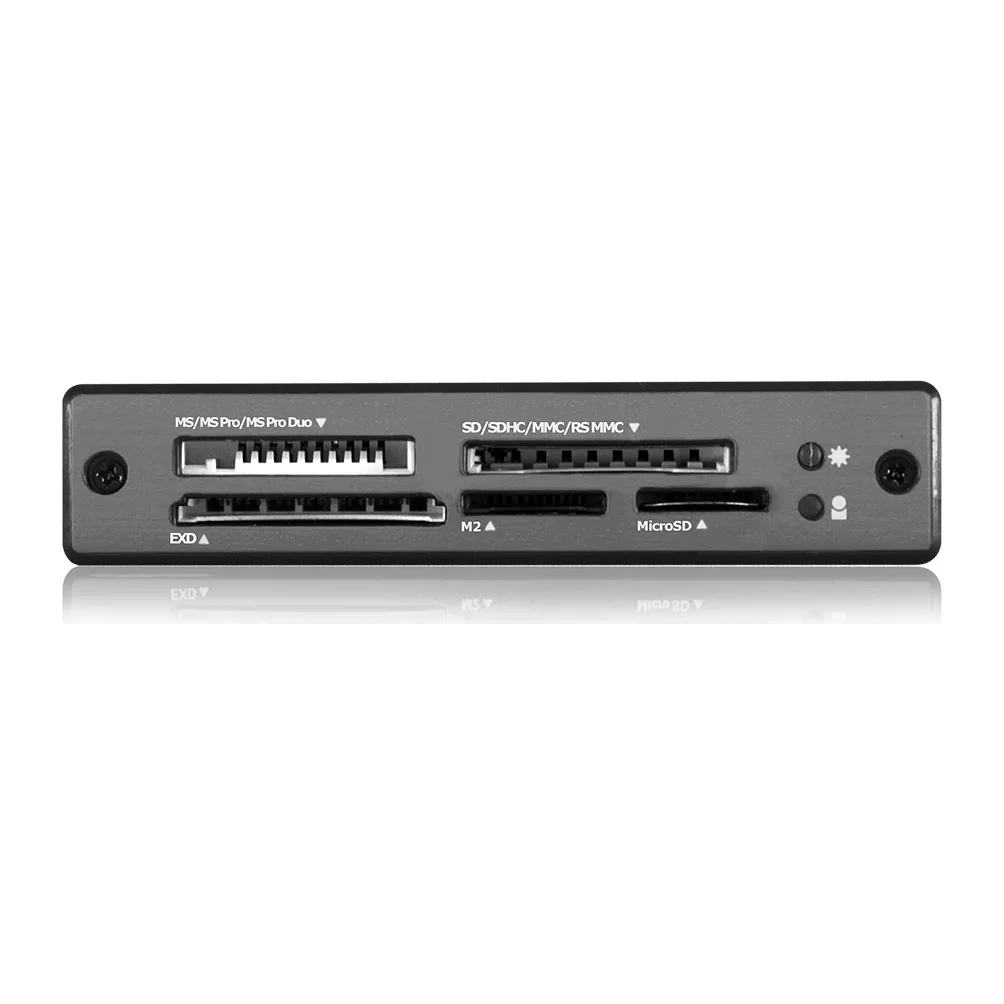 Icy Box Cititor de carduri IB-869a, 6x sloturi, USB 3.0 angle