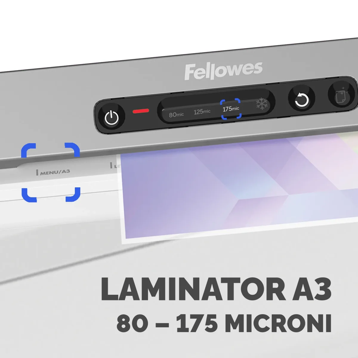 Fellowes Laminator A3 Amaris 175mic 320mm 800mm/min 6role lifestyle