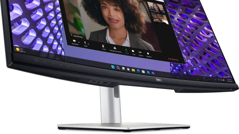 Dell P3424WEB Monitor curbat 34.1inch WQHD 3440x1440px 4K Ultra HD LCD conferinta 