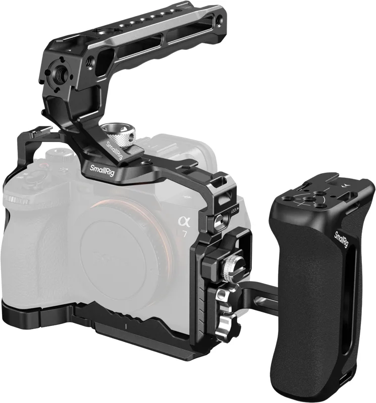SmallRig Advanced Cage Kit 3669D Sony A7R V, A7 IV si A7S III, 2 manere