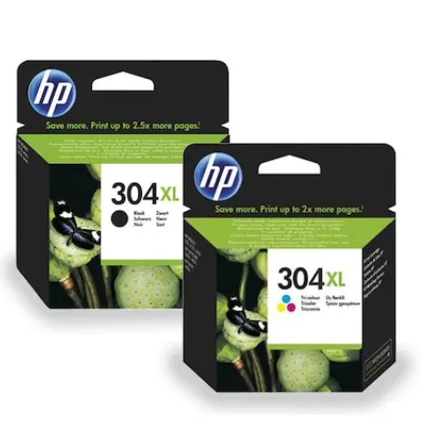 HP Pachet cartuse cerneala N9K08AE + N9K07AE (304XL) negru,cyan,m