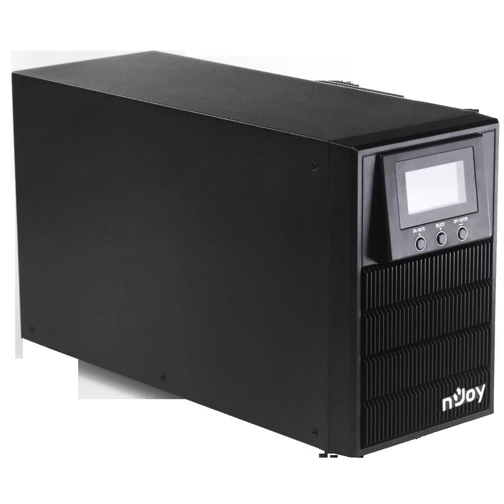 nJoy UPS Aten PRO 1000, 1000VA/800W, On-line (double convension UPS), LCD Display, 3 