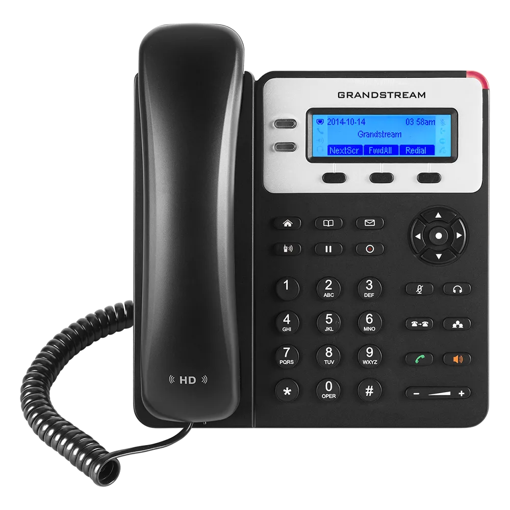 Grandstream Networks GXP1625 basic IP phone, 2 SIP accounts, 2 lines, PoE 