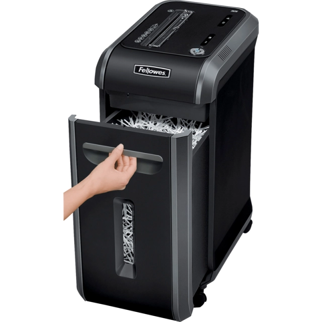 Fellowes Distrugator documente 90S, 18 coli, fasii 5.8 mm, P-2, CD/DVD, cos 34L 