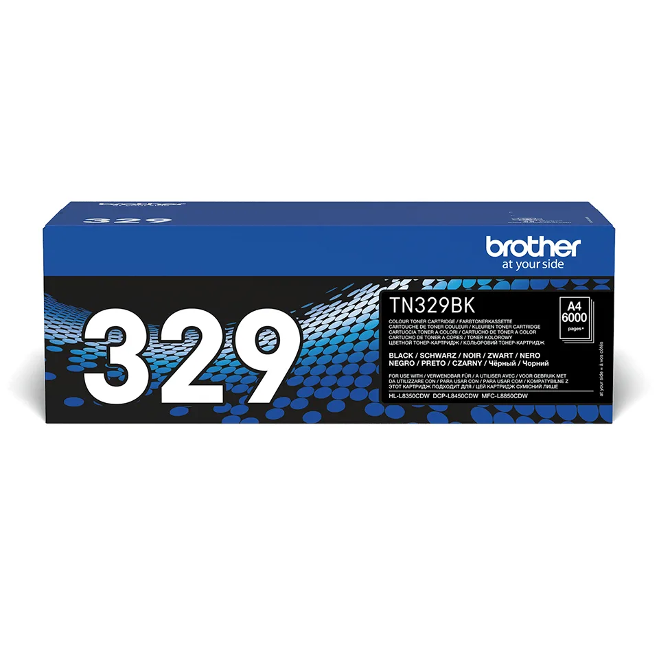 Brother Toner negru TN-329BK, 6000 pagini, pentru HL-L8350CDW 