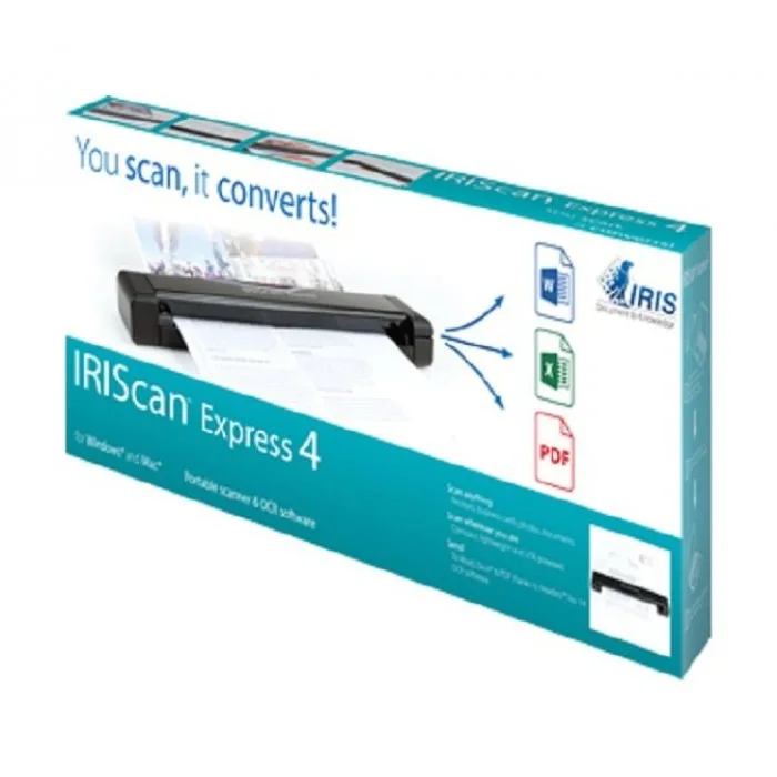 IRIScan Express 4, Scanner portabil A4, Readiris 16