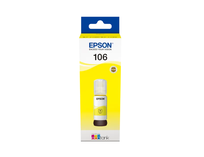 Epson Rezerva cerneala 106 yellow, 70 ml pentru L7160, L7180