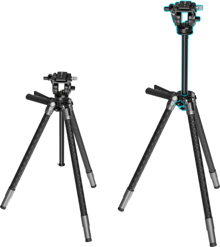 SmallRig Trepied video TRIBEX SE 5305 23-166cm cap fluid 6kg 