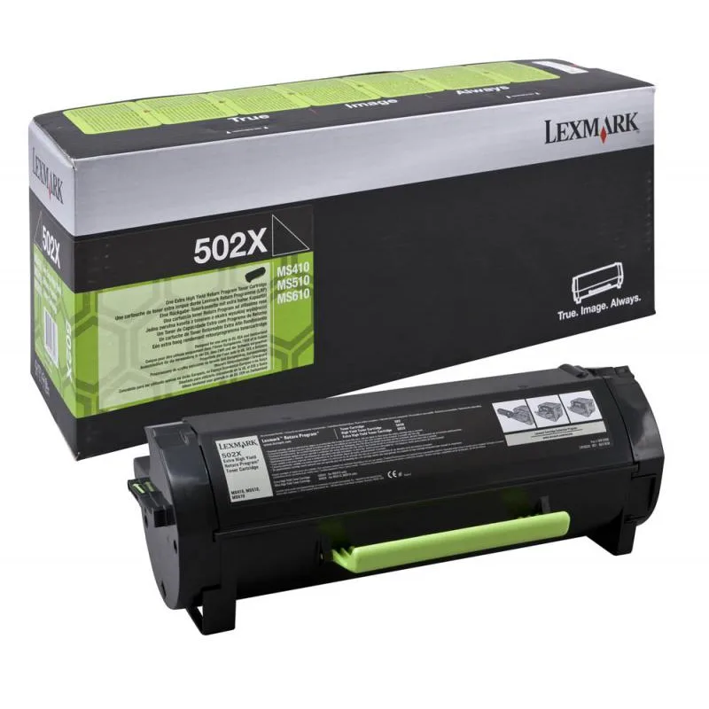 Lexmark 50F2X00 Cartus toner negru, ORIGINAL, Return Program, Extra High Capacity, 10k