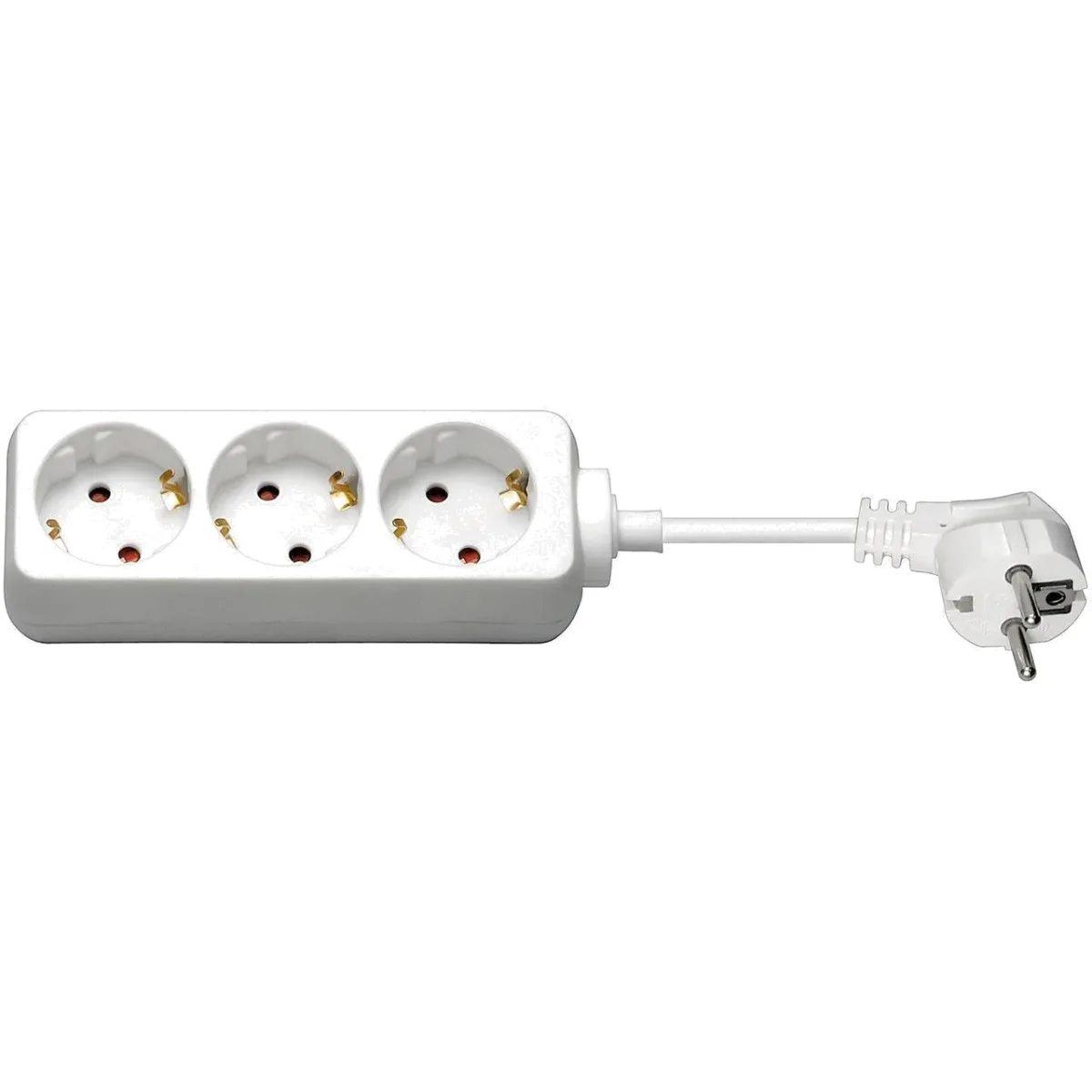 MicroConnect Prelungitor 3 prize Schuko 1.8m alb