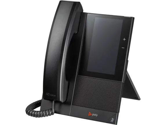 HP Poly CCX 505 Business Media Phone for Microsoft Teams and PoE-enabled 