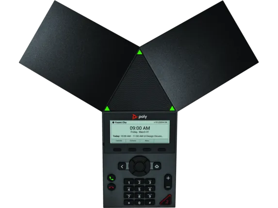 HP Poly Trio 8300 IP Conference Phone and PoE-enabled