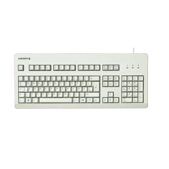 Cherry G80-3000 Tastatură mecanică (MX blue), US Intl, Euro Symbol Layout, gri