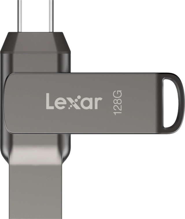 Lexar JumpDrive Dual Drive D400 Type-C & Type-A, up to 130MB/s read (USB 3.1) 128GB 