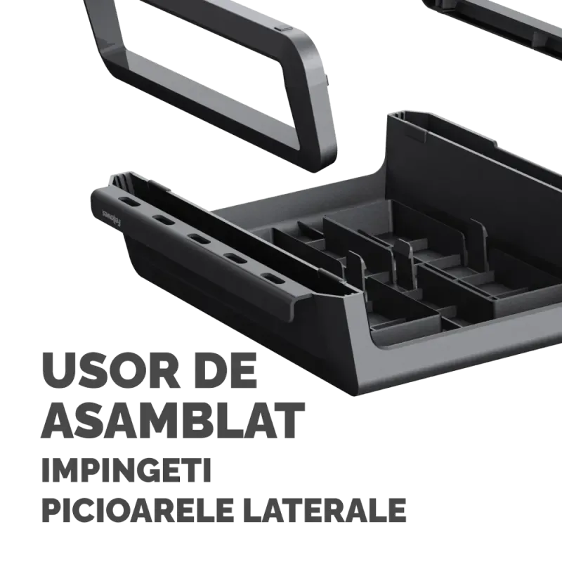 Fellowes Breyta suport pentru monitor reglabil pe inaltime suporta 15Kg negru 