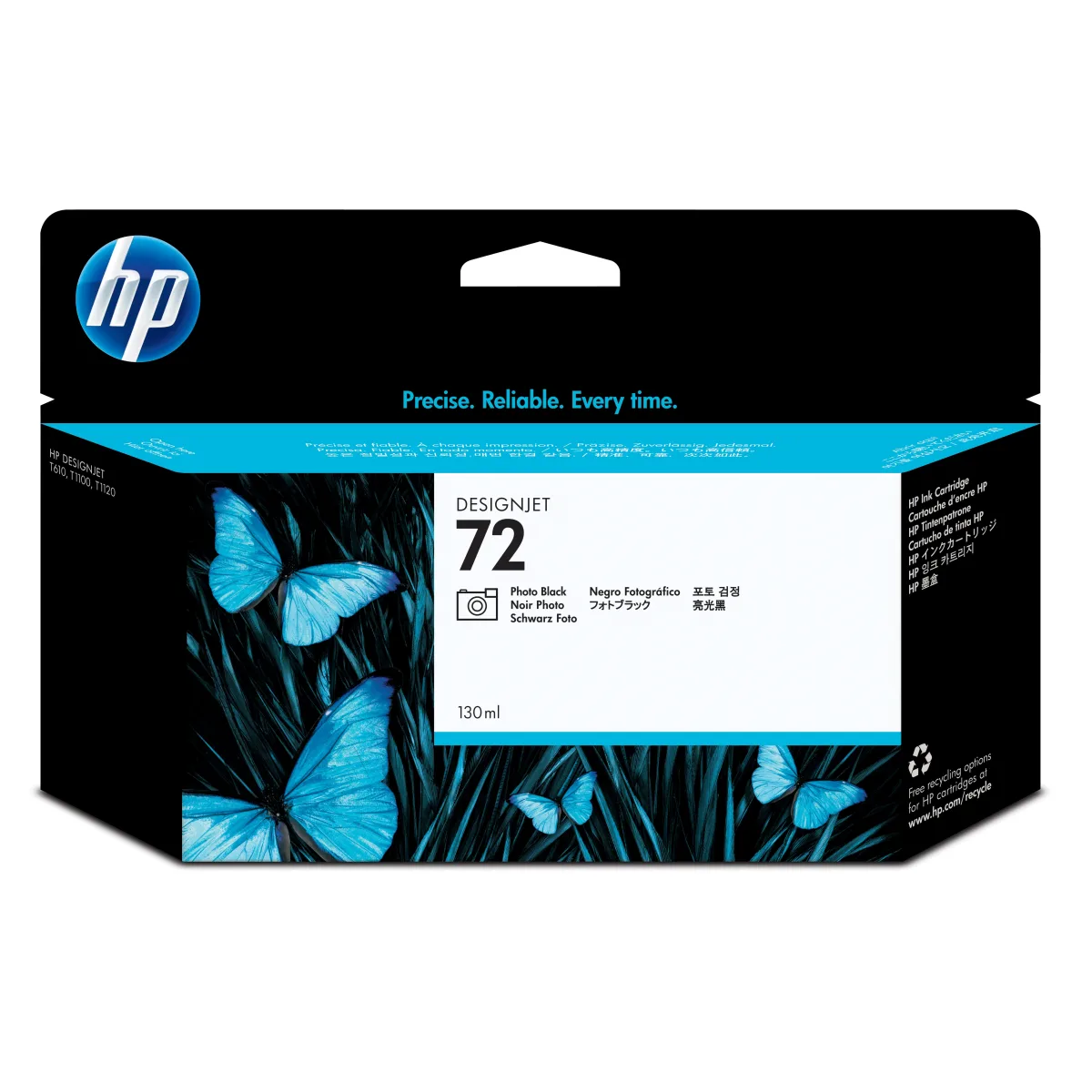 HP C9370A No. 72 Cartus inkjet negru Photoblack ORIGINAL, 130ml