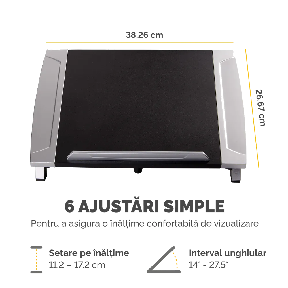 Fellowes Office Suites suport laptop reglabil 14-19cm, pana la 17 inch 