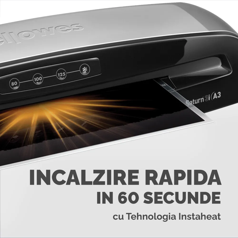 Fellowes Laminator A3 Saturn3i 125mic 320mm 300mm/min InstaHeat 