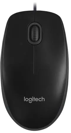 Logitech B100 mouse optic USB 800 DPI, Black