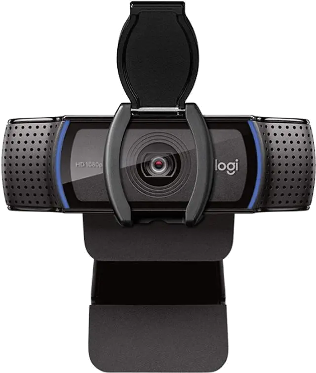 Logitech C920e HD Business Webcam, Full HD 1080p, Dual mics, FoV 78°, USB-A