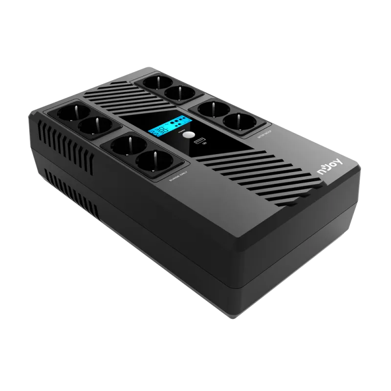 nJoy Token 800 UPS line-interactive 800VA 480W LCD Schuko 