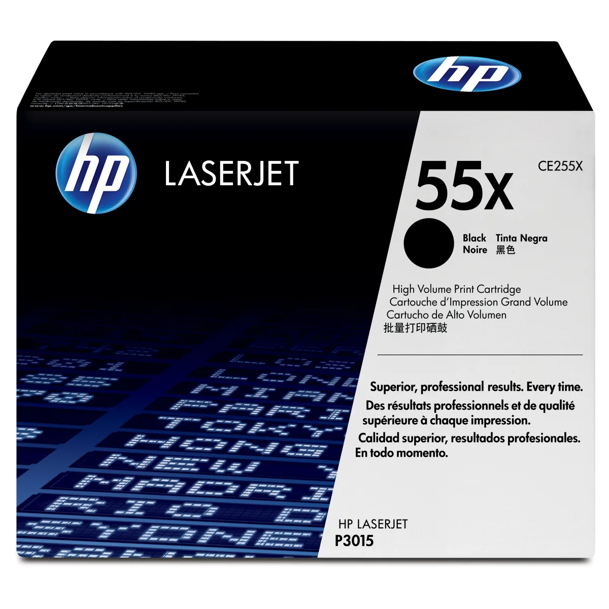 HP Toner 55X CE255X negru 12500 pag pentru P3015 M525 M521dn