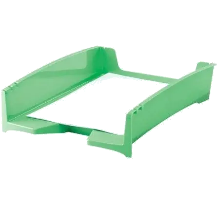 Fellowes Tavita documente suprapozabila Green2Desk, plastic reciclat, verde