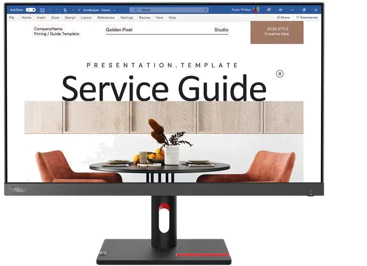 Lenovo ThinkVision S24i-30 monitor 23.8 inch IPS FHD 100Hz