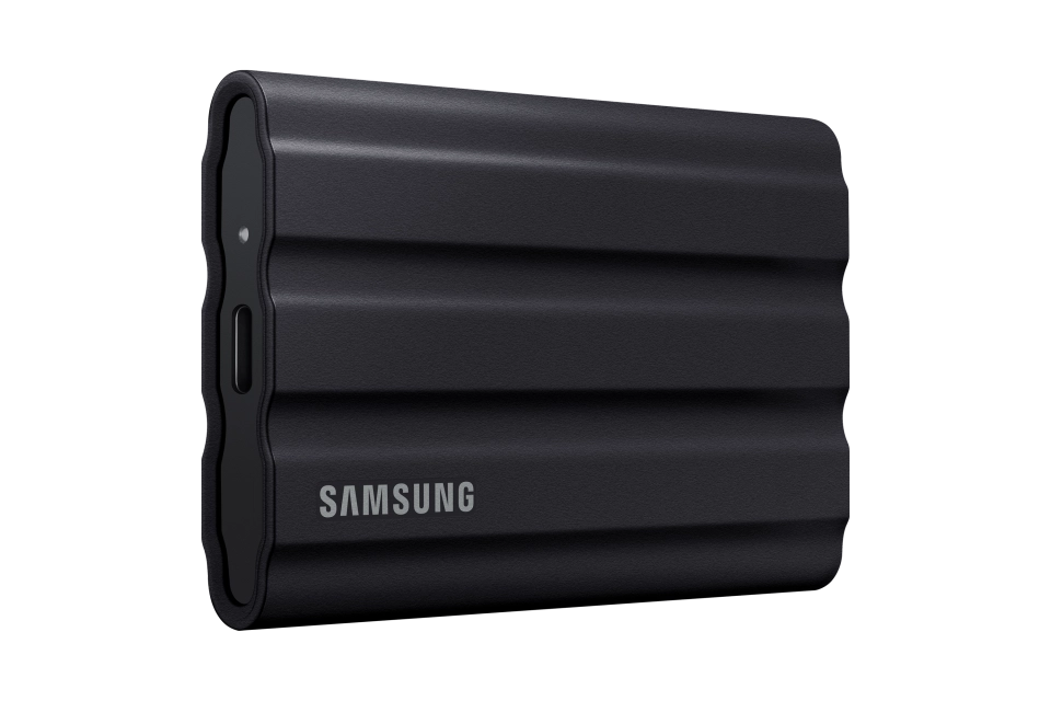 Samsung SSD extern T7 Shield 2TB R/W: 1000 MB/s / 1000 MB/s Protectie parola USB-C Black 