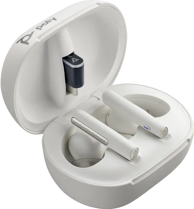 HP Poly Voyager Free 60/60+ earbuds schimb White 2 buc 