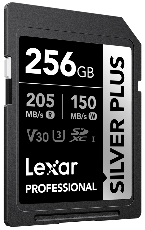 Lexar SDXC Professional SILVER Plus 1066x UHS-I/U3/A2/4K R205/W150 (V30) 256GB 