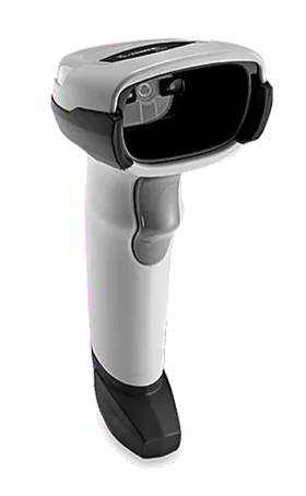 Zebra Scanner 2D wireless cu suport si cablu USB alb 