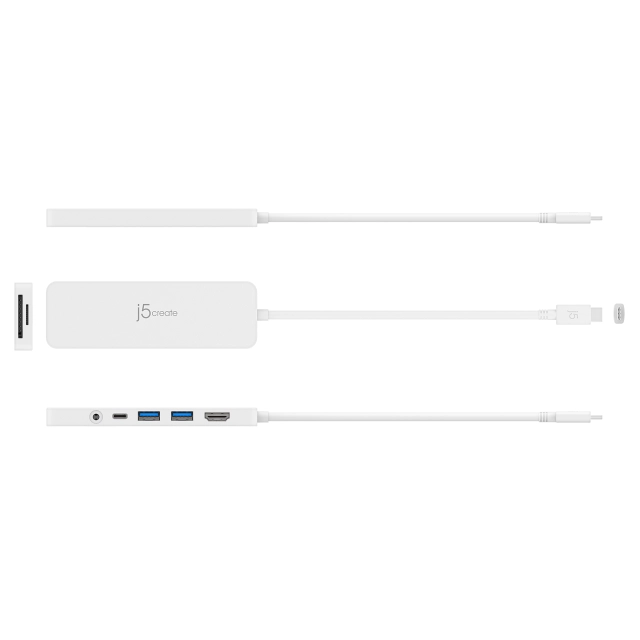 j5create USB-C MULTI-PORT HUB WITH POWER/DELIVERY 