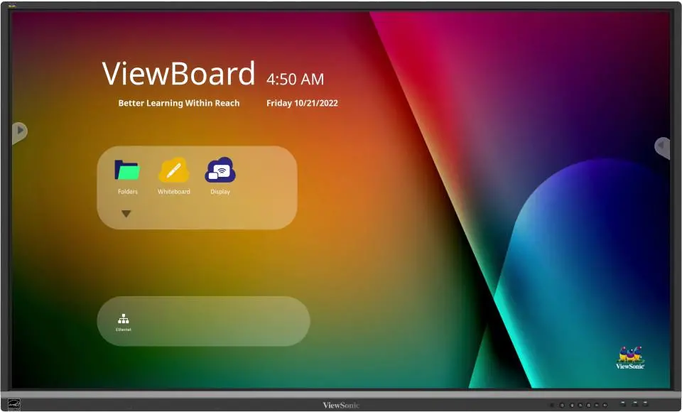 ViewSonic ViewBoard IFP7550-5F display interactiv 75 inch 4K Android 13