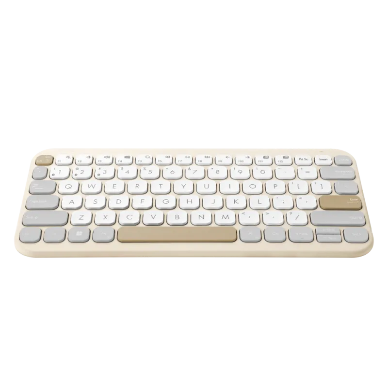 Asus Tastatura wireless KW100 Oat Milk BT 2xAAA 