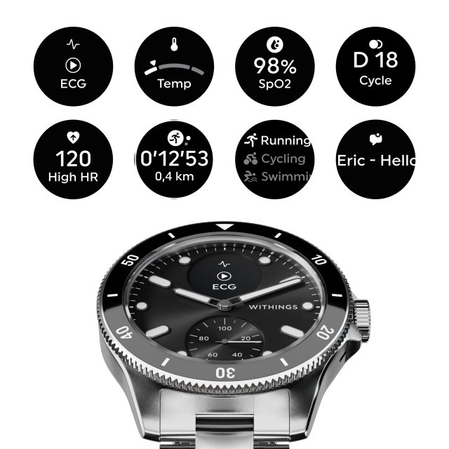 Withings Scanwatch Nova 42mm - Black 