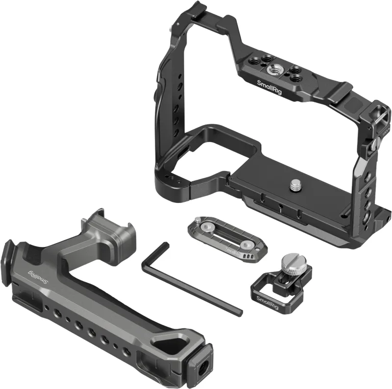 SmallRig HawkLock Cage Kit 6027 Sony A7 V, A7R V, A7 IV, maner si NATO 