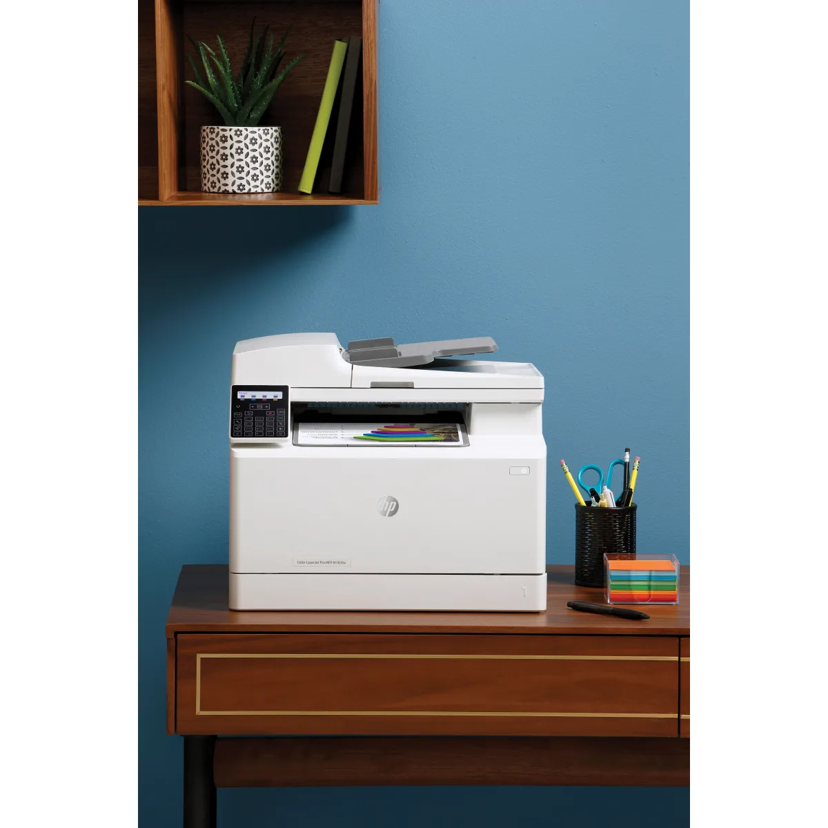 HP Color LaserJet Pro M183fw multifunctional color fax Wi-Fi lifestyle