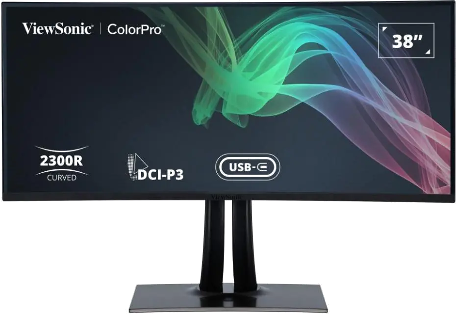 ViewSonic VP3881A monitor curbat 38inch ColorPro 21:9 WQHD+ 3840x1600p 2300R HDR10