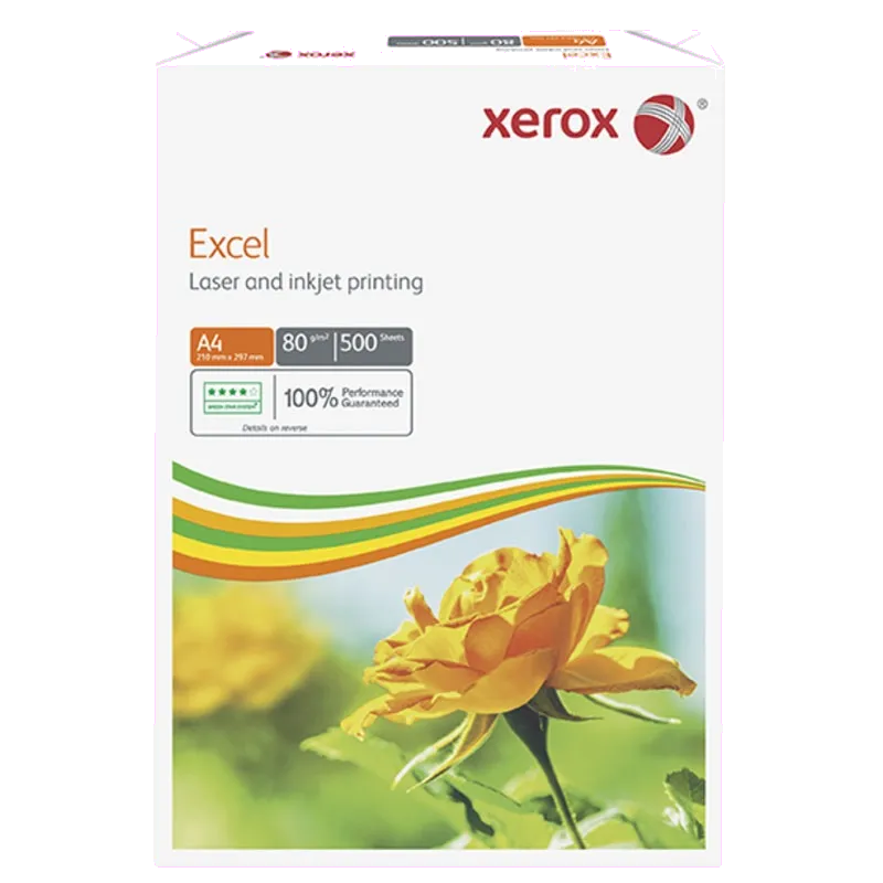 Xerox Hartie copiator A4 80 g/mp 500 coli pentru birou si uz zilnic 