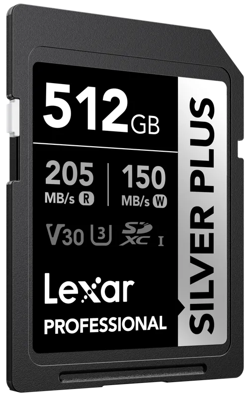 Lexar SDXC Professional SILVER Plus 1066x UHS-I/U3/A2/4K R205/W150 (V30) 512GB 