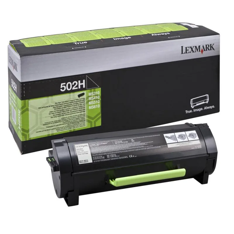 Lexmark 50F2H00 Cartus toner negru, ORIGINAL, High Capacity, Return Program, 5k