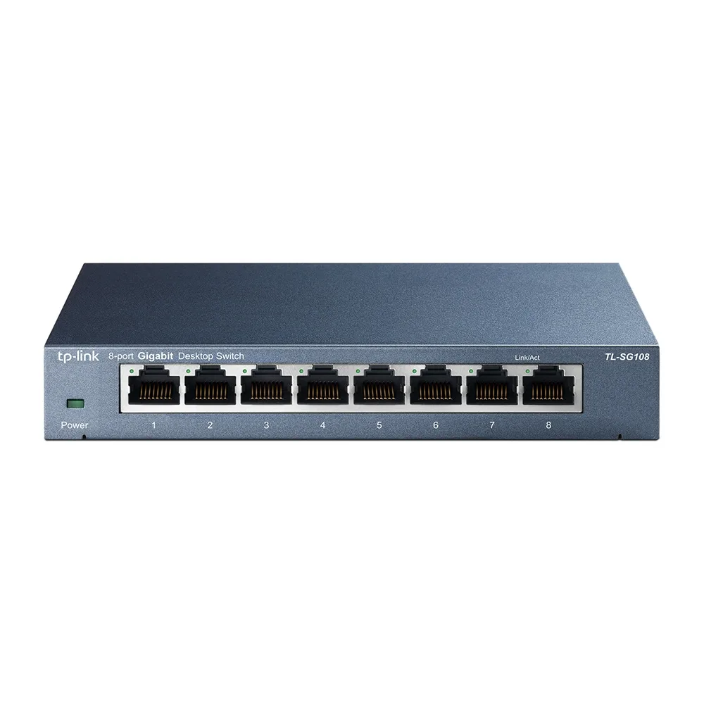 TP-Link Switch 8 porturi Gigabit. carcasa metalica (TL-SG108)